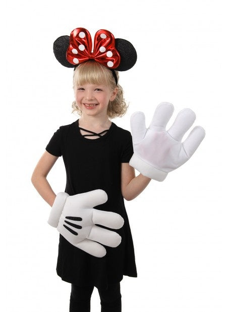 handschuhe minnie mouse Disney- Minnie Glitter Headband & Gloves Set