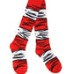 Dr. Seuss The Cat in the Hat Costume Socks Adult
