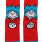 Dr. Seuss The Cat in the Hat Thing 1&2 Crew Socks