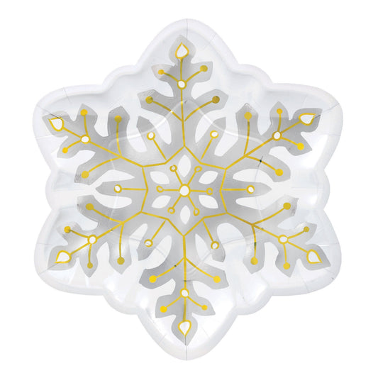 Snowflake Shaped Plates