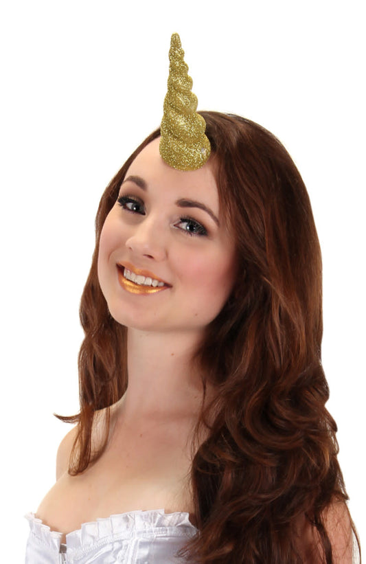 Unicorn Horn Gold Glitter