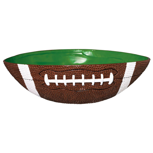 Large Serving Bowl: Football (12.5"x10")