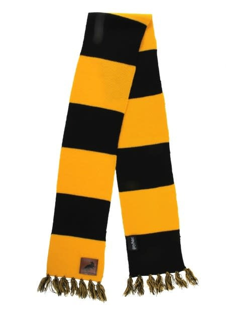 Hufflepuff Patch Striped Scarf