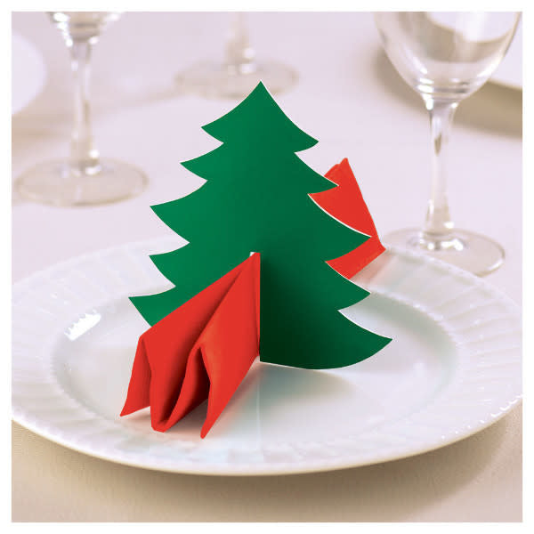 Tree Shaped Place Card Napkin Holders