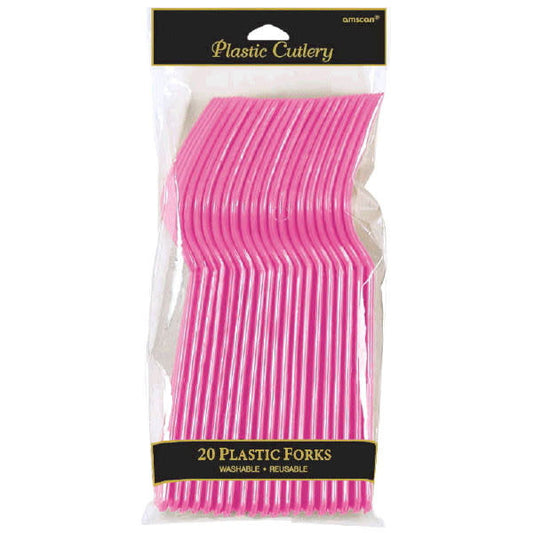 Forks - Bright Pink (20ct.)