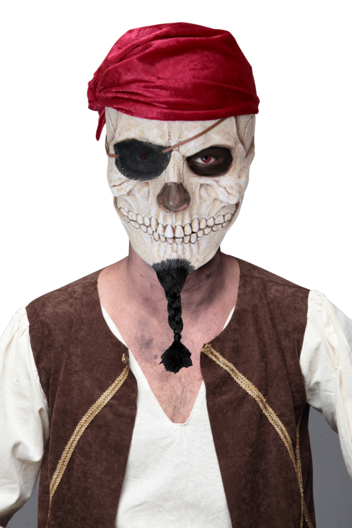 Pirate Skull Latex Mask