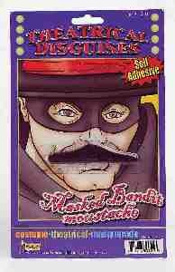 Bandit Mustache: Black