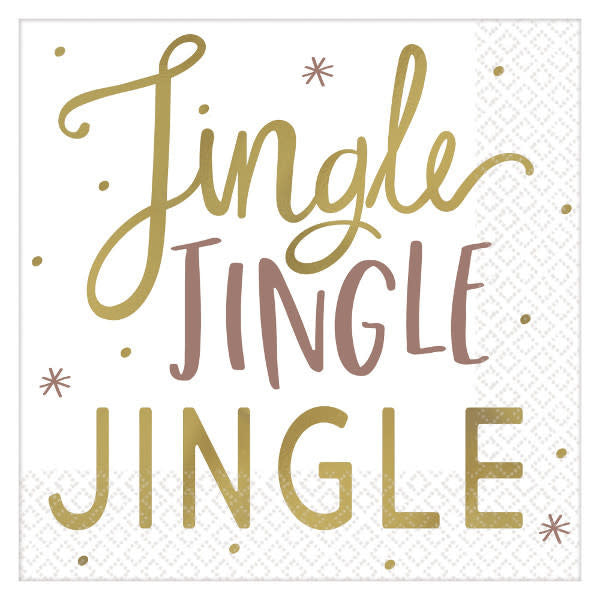 Beverage Napkins: Jingle Jingle Jingle (16ct.)