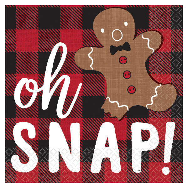 Beverage Napkins: Oh Snap (16ct.)