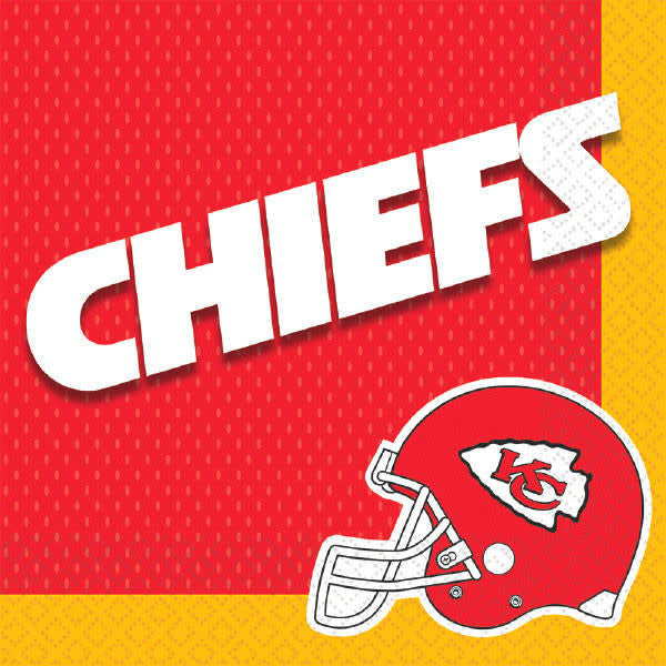 NFL Luncheon Napkins - Kansas City Chiefs (16pk.)
