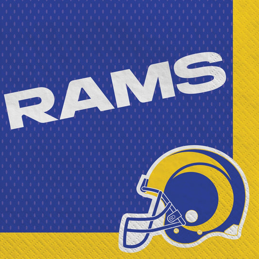 NFL Luncheon Napkins: Los Angeles Rams (16pk.)