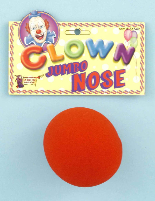 Jumbo Foam Clown Nose: Red