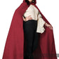 Adult Hooded Cloak: Burgundy - O/S