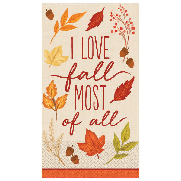 Guest Towel: Fall Foliage (16ct.)