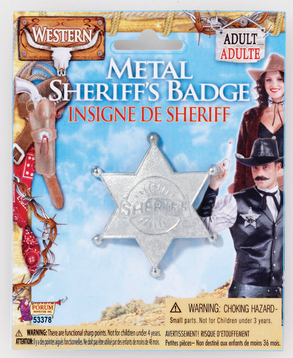 Wild Western Sheriff's Badge