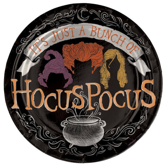 7" Round Foil Plate: © Disney Hocus Pocus (8pk.)