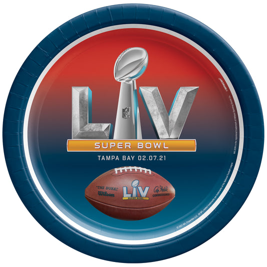 7" Paper Plates: Super Bowl LV (8pk.)