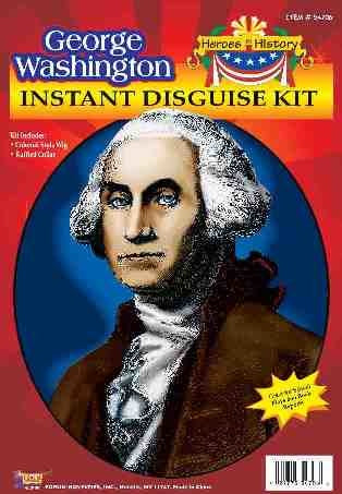 Instant Disguise Kit: George Washington
