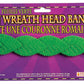 Roman Green Leaf Wreath Head Band