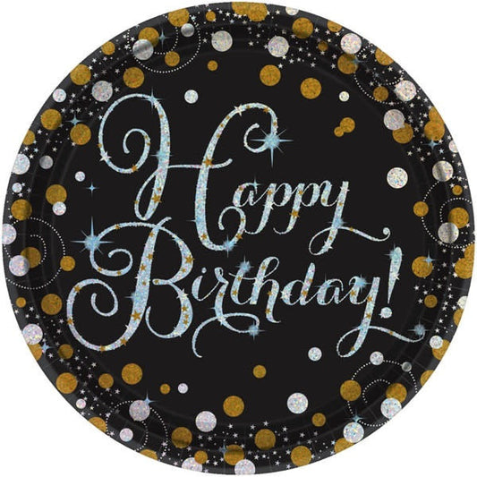 9" Plates - Happy Birthday! Sparkling Celebration (8ct.)