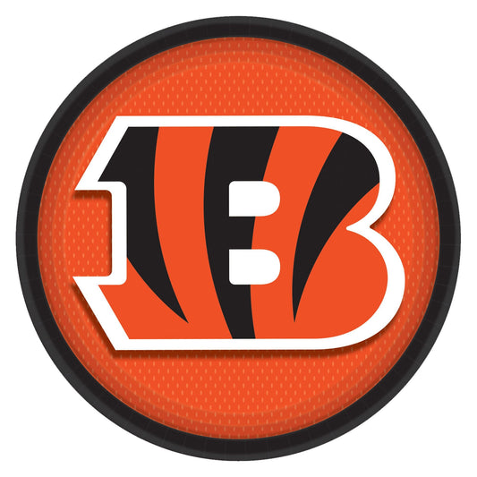 NFL 9" Round Plates: Cincinnati Bengals (8pk.)