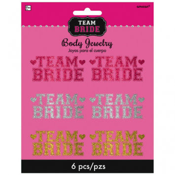 Team Bride Body Jewelry