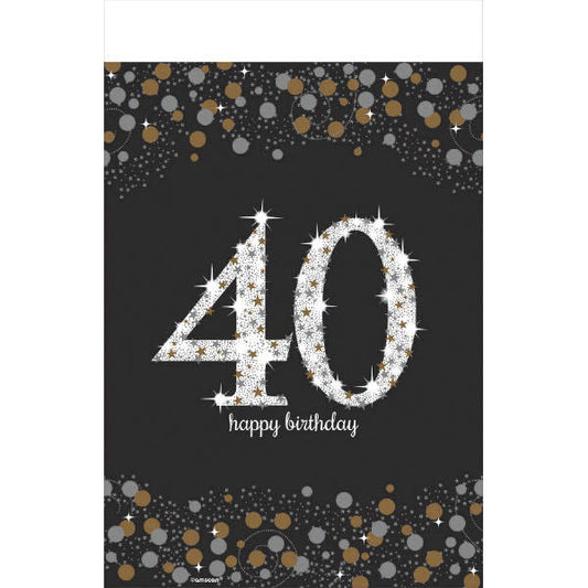 Rectangle Table Cover - 40th Sparkling Celebration
