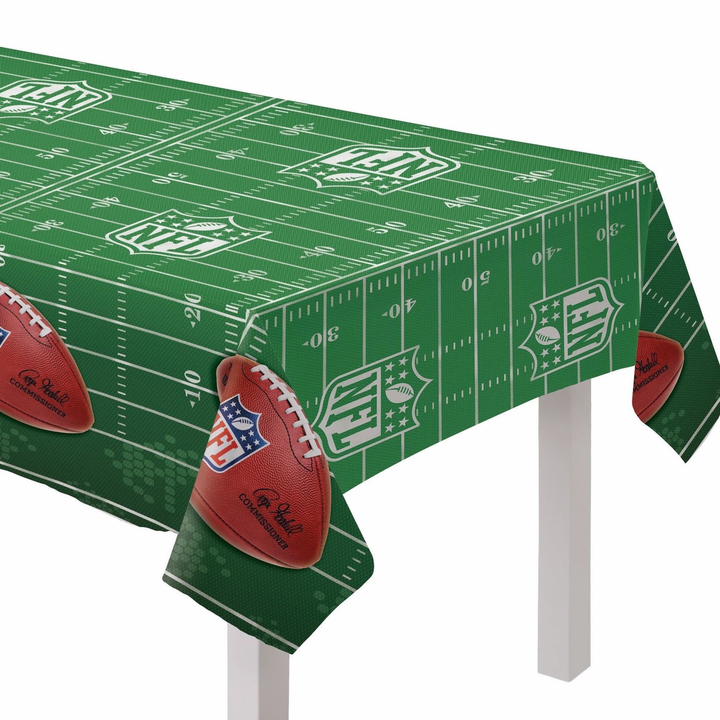 Plastic Table Cover: NFL Drive (54"x96")
