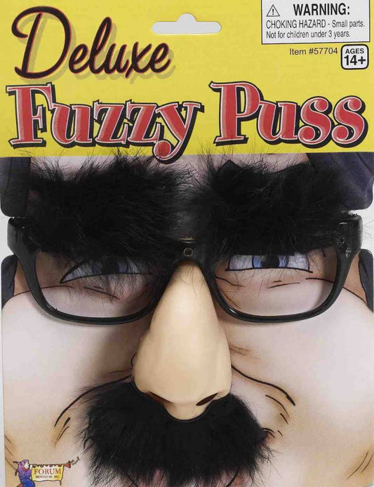 Deluxe Fuzzy Puss Glasses