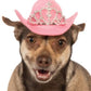 Cowboy Pet Hat with Tiara (Pink): Pet Costume