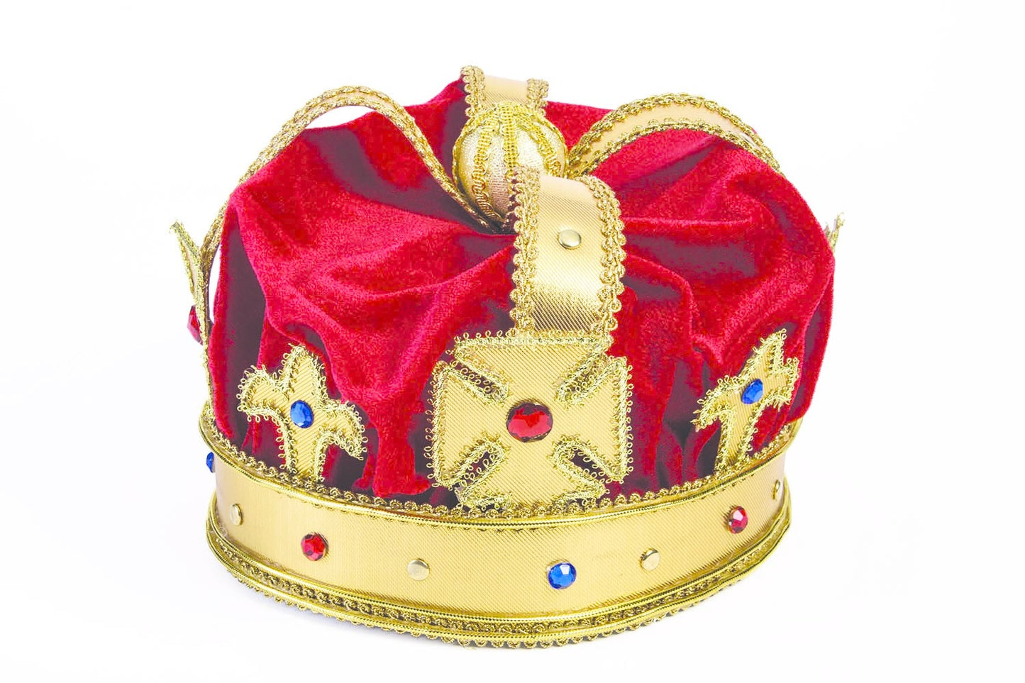 Regal King Crown: Red