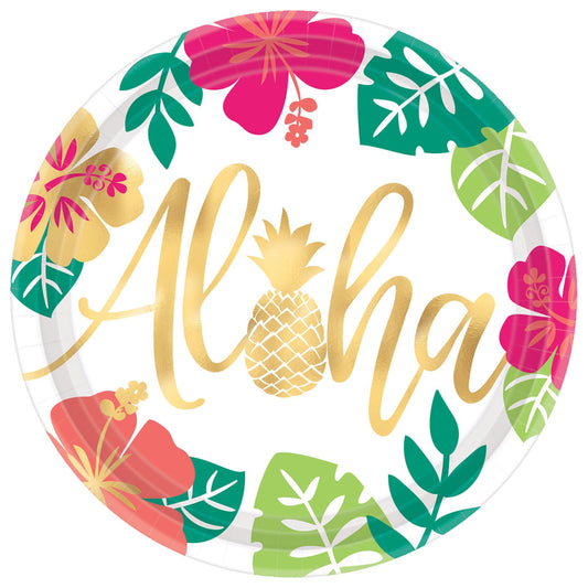 10" Plates: Aloha (8ct.)