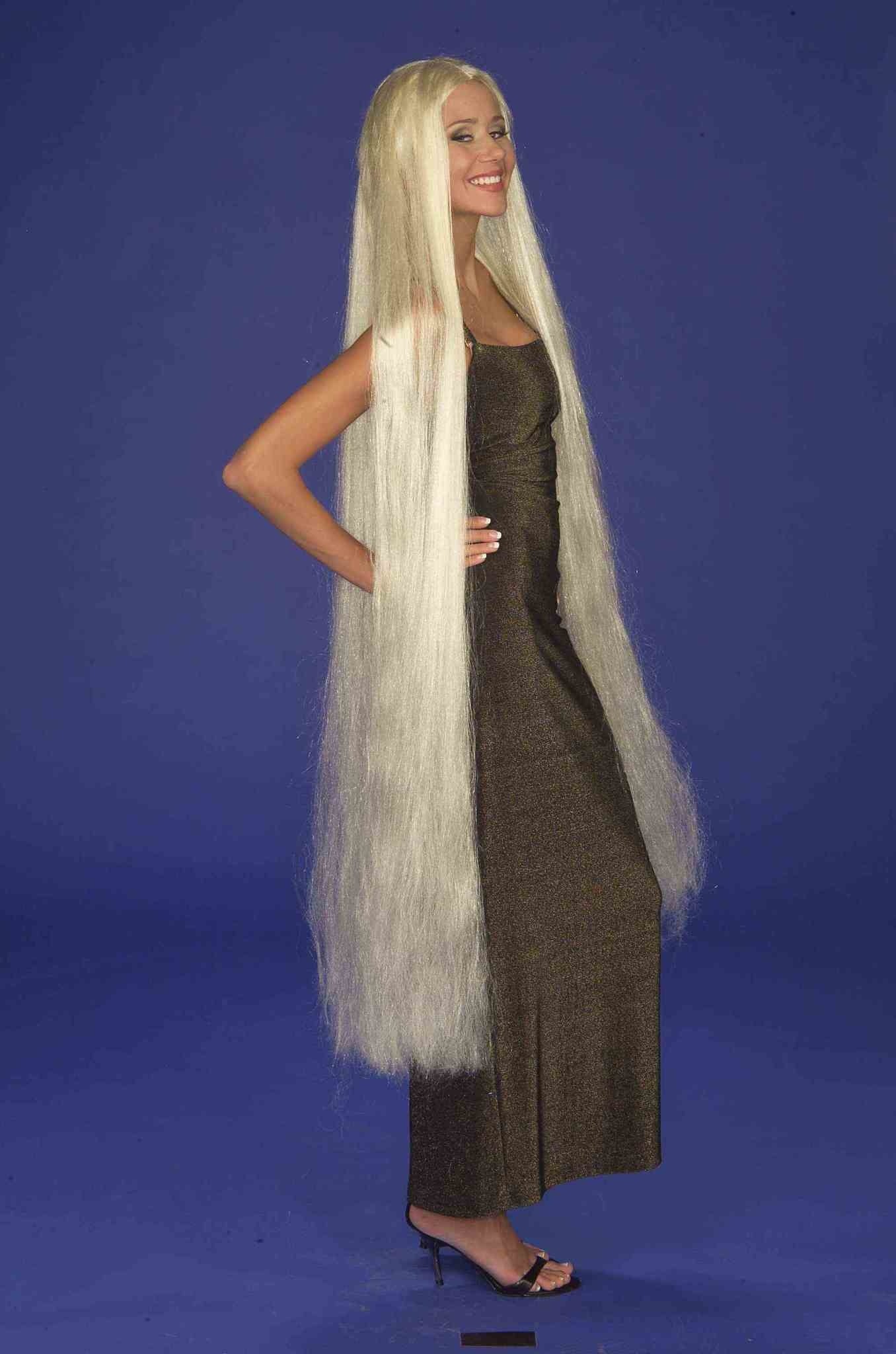 Adult Blonde 60" Godiva Wig