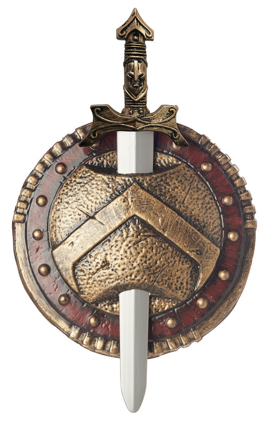 12" Spartan Combat Shield & Sword