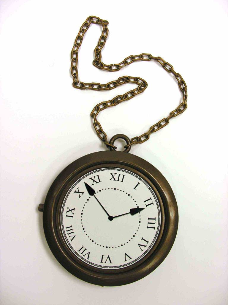 80's Rapper's Clock Necklace