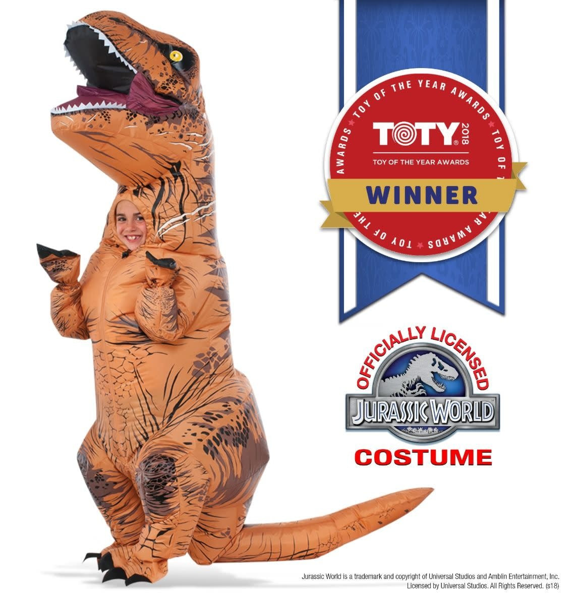 Kids Inflatable T-Rex - One Size