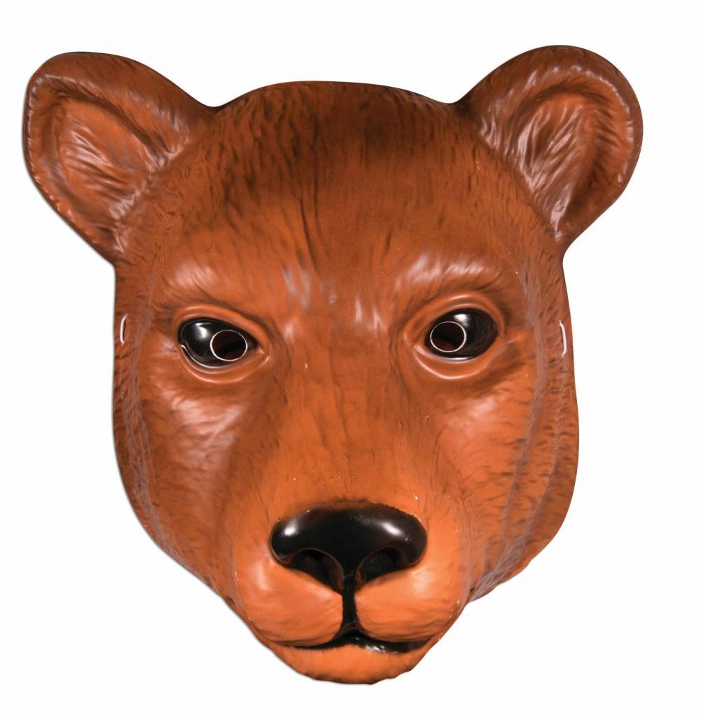 Plastic Animal Mask: Bear