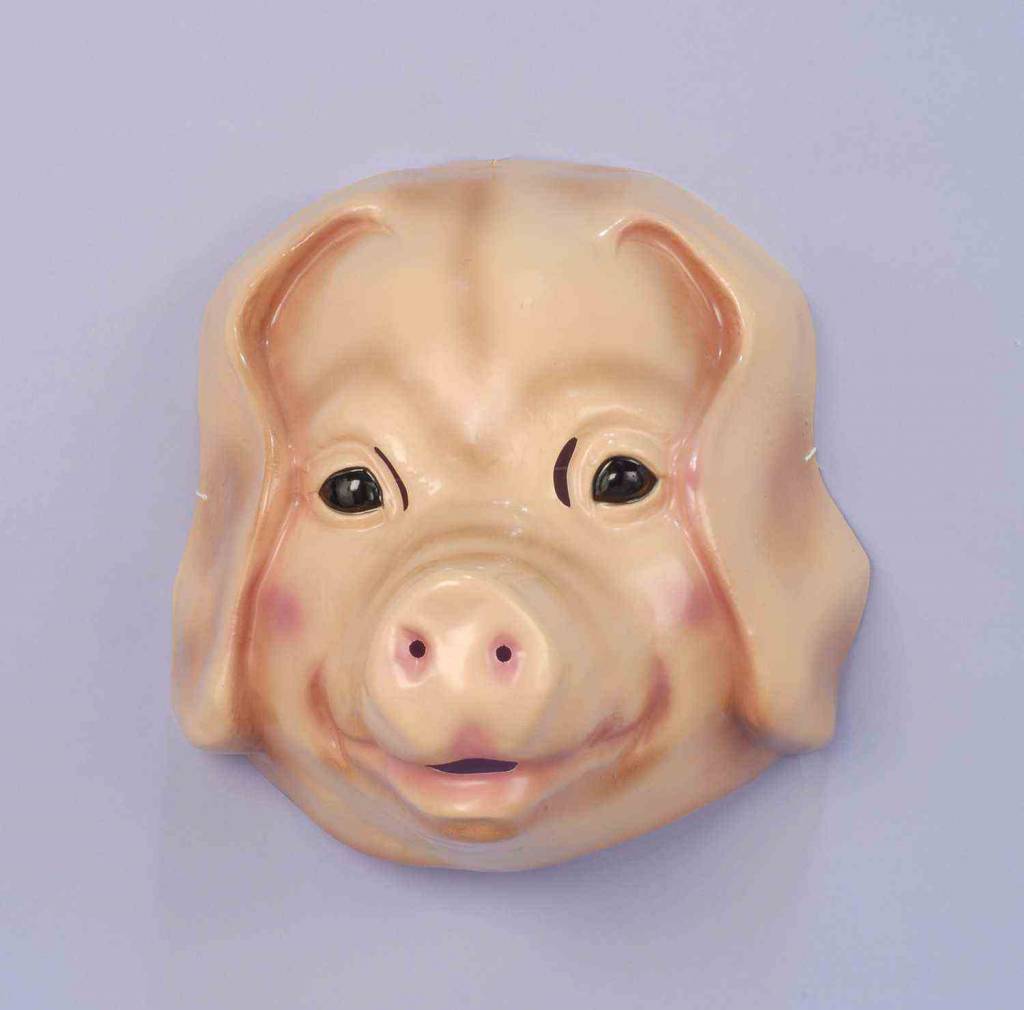 Plastic Animal Mask: Pig