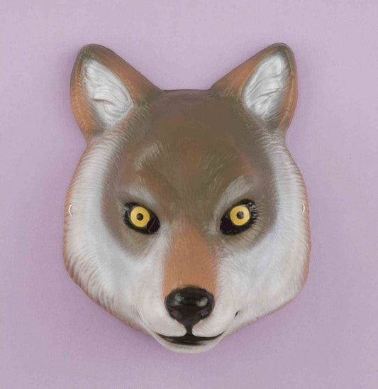 Plastic Animal Mask: Wolf