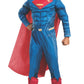 Boy's Deluxe Superman Costume with Muscle Chest