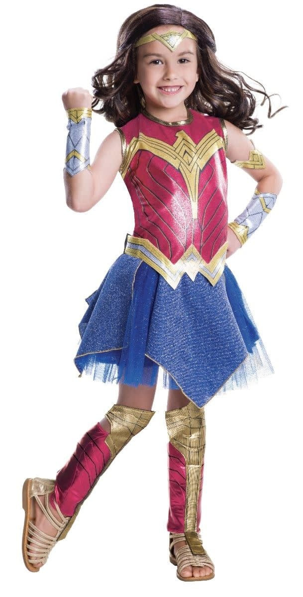Girl's Deluxe Wonder Woman Costume