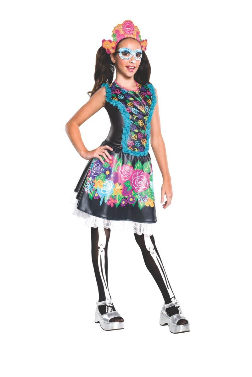 Kids Monster High Skelita Calaveras Costume
