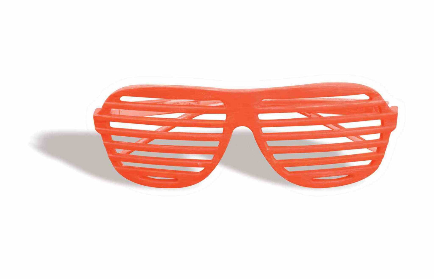 80's Slot Glasses: Neon Orange
