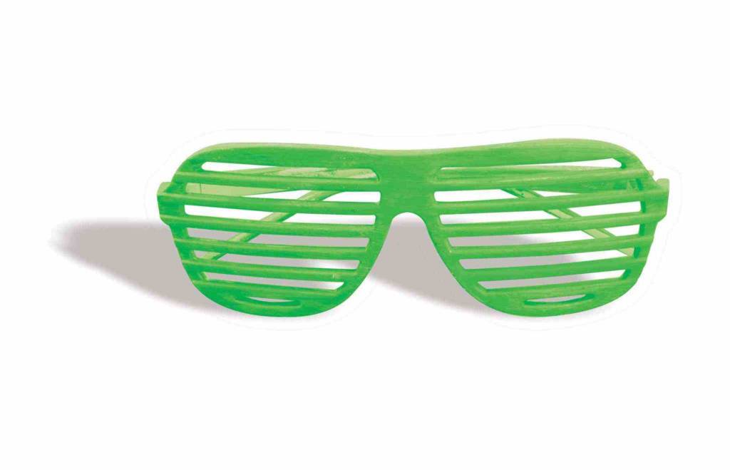 80's Slot Glasses: Neon Green