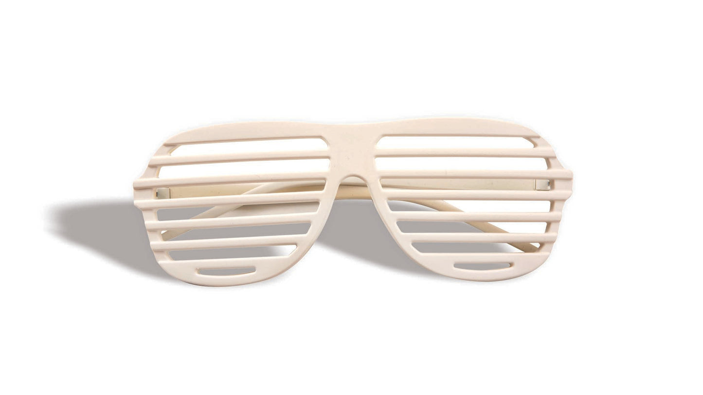 80's Slot Glasses: White