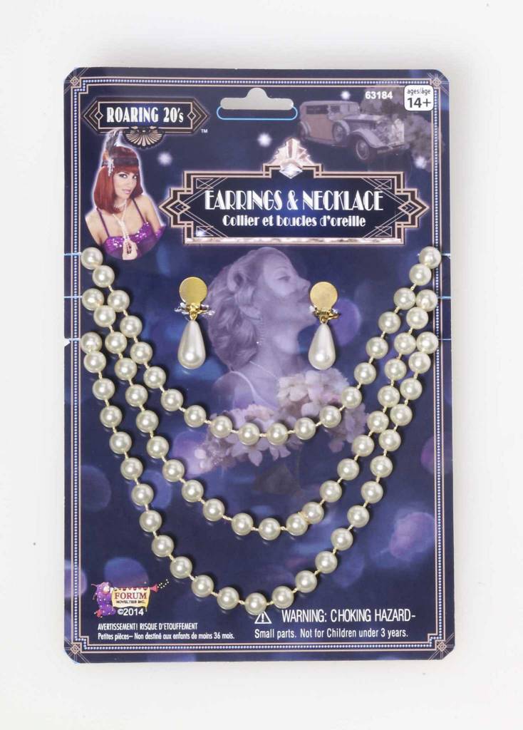 20's Pearl Teardrop Jewelery Set
