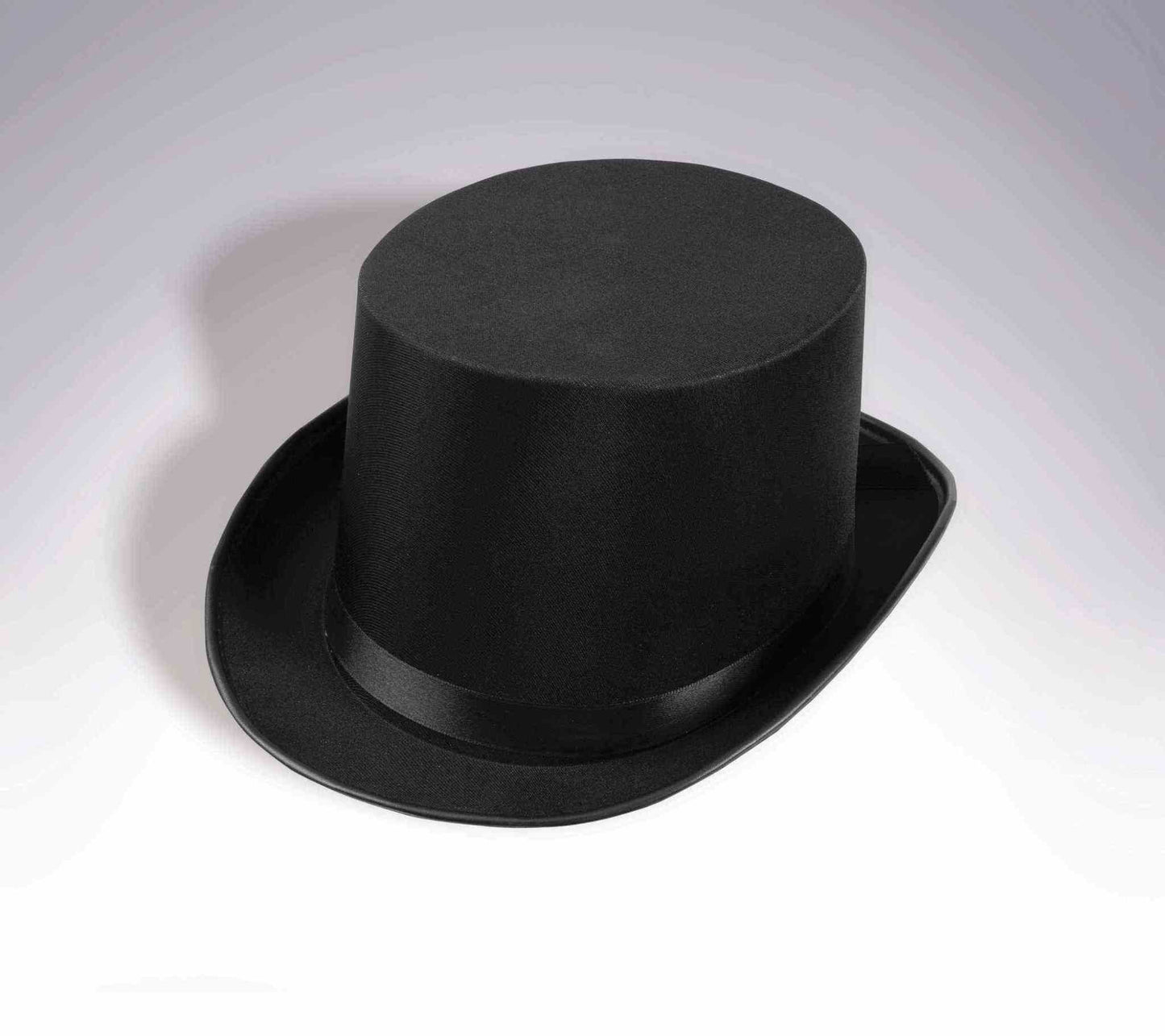 Deluxe Satin Top Hat: Black