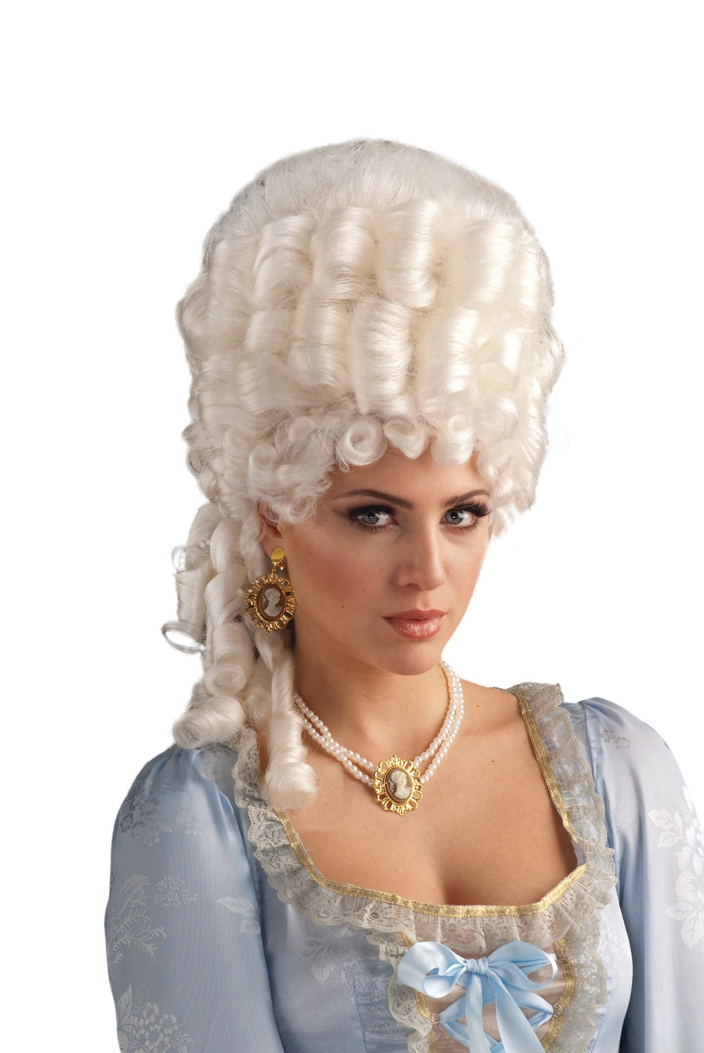 Marie Antoinette Wig: Platinum