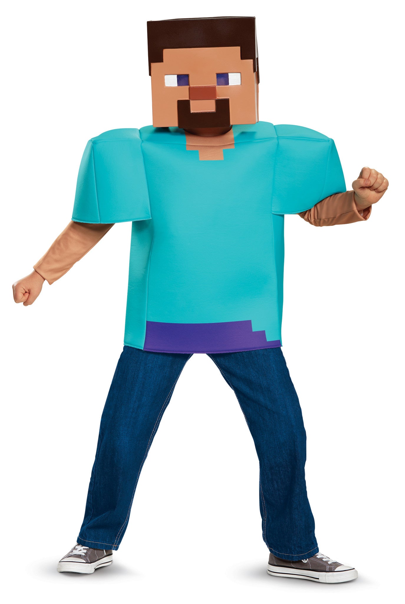 Kids Minecraft Steve Costume (Classic)