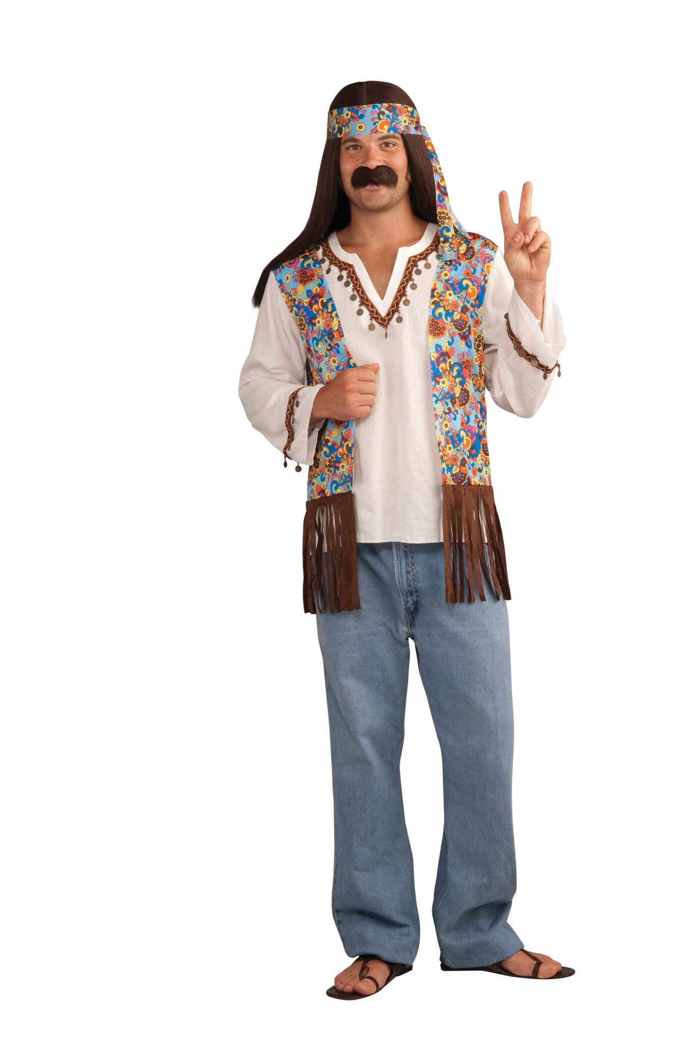Men's 60's Hippie Groovy Set: Standard